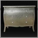 WMAL-097 WHITE METAL CHEST OF 4 DRAWER