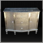 WMAL-120 WHITE METAL CHEST OF 4 DRAWER