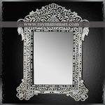 BNFR-079 A HERITAGE LOOK SHELL OVERLAID MIRROR FRAME