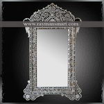 BNFR-080 A HERITAGE LOOK SHELL OVERLAID MIRROR FRAME