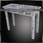 BNTB-052 A DURABLE SHELL INLAID CONSOLE TABLE