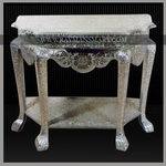WMTB-021 A HERITAGE LOOK WHITE METAL CONSOLE